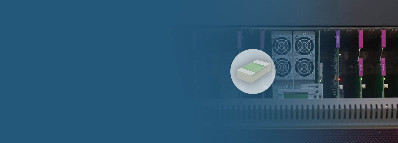 Thin-film chip resistor used in high-performance electronic systems